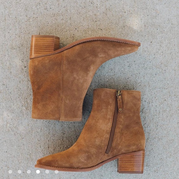 Soludos Fulton bootie in tan - Picture 8 of 9